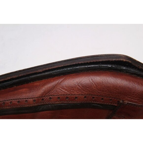 Mezlan Dress Shoes Oxfords Brown Leather Mens Lace Up 10 m - Picture 13 of 16